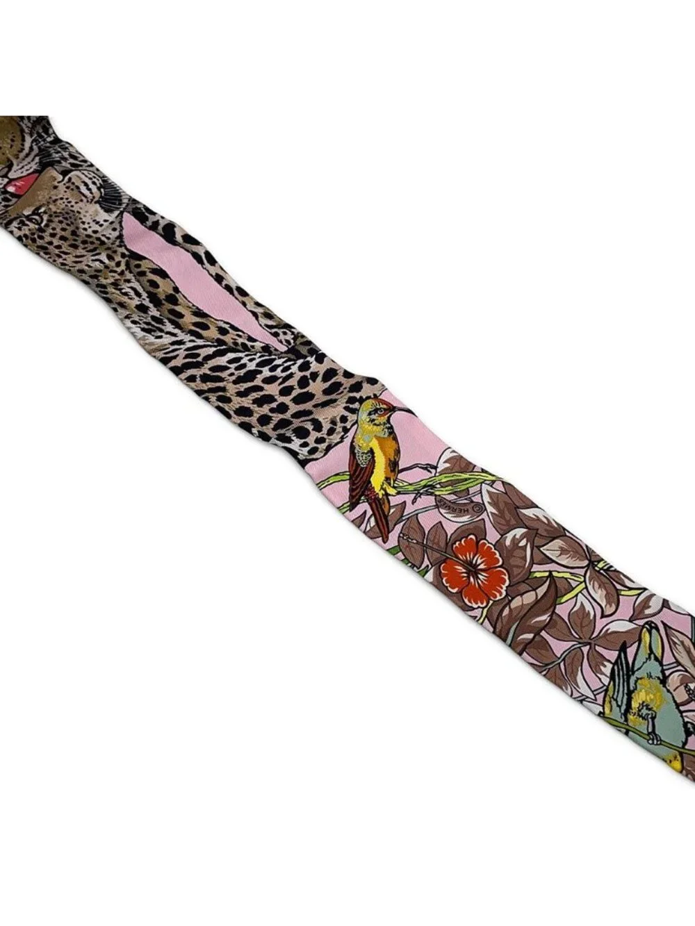 Hermes Scarf Twilly Jungle Love Silk Spring Summer